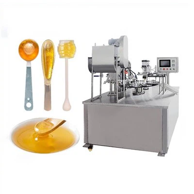 Tesniaci stroj na plnenie medových lyžíc